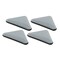 Prime-Line 2-1/2 in. x 2 in. x 2 in. Triangle Magic Sliders, Black and Gray MP75523 - alternate 2
